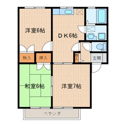 たんぽぽⅡの物件間取画像